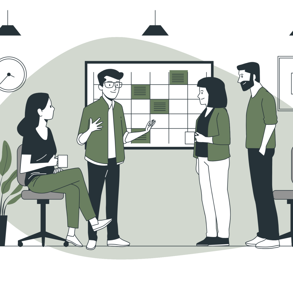 Standup meeting-bro